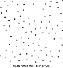 Dark Black vector seamless background with dots. Glitter abstract illustration with blurred drops of rain. Beautiful design for your business natural advert.