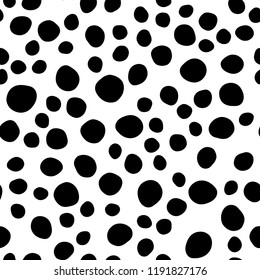 Dark Black vector seamless background with bubbles. Blurred decorative design in abstract style with bubbles. Template for business cards, websites.