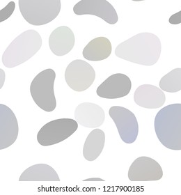 Dark Black vector seamless background with bubbles. Glitter abstract illustration with blurred drops of rain. Pattern for design of window blinds, curtains.