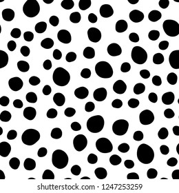 Dark Black vector seamless background with bubbles. Blurred decorative design in abstract style with bubbles. Pattern for design of window blinds, curtains.