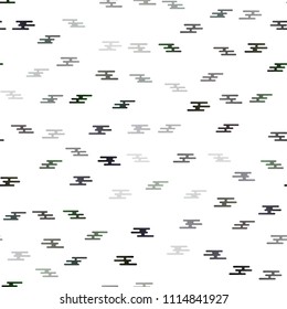 Dark Black vector seamless cover with long lines. Shining colored illustration with narrow lines. Best design for your ad, poster, banner.