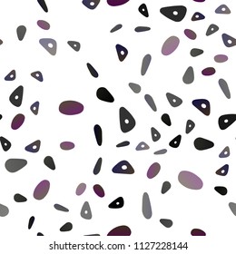 Dark Black vector seamless cover in polygonal style with circles. Beautiful illustration with circles, triangles in nature style. Pattern can be used for websites.