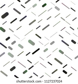 Dark Black vector seamless cover with long lines. Glitter abstract illustration with colored sticks. The pattern can be used for websites.