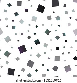 Dark Black vector seamless cover in polygonal style. Decorative design in abstract style with rectangles. Modern template for your landing page.