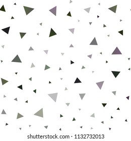 Dark Black vector seamless cover in polygonal style. Beautiful illustration with triangles in nature style. Best design for your ad, poster, banner.
