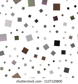 Dark Black vector seamless cover in polygonal style. Beautiful illustration with rectangles and squares. Modern template for your landing page.