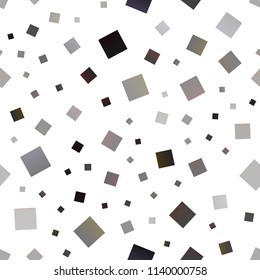 Dark Black vector seamless cover in polygonal style. Rectangles on abstract background with colorful gradient. Pattern for commercials.