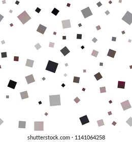 Dark Black vector seamless cover in polygonal style. Modern abstract illustration with colorful rectangles. Modern template for your landing page.