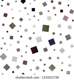 Dark Black vector seamless cover in polygonal style. Abstract gradient illustration with rectangles. Smart design for your business advert.