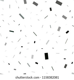 Dark Black vector seamless cover in polygonal style. Modern abstract illustration with colorful rectangles. The template can be used as a background.