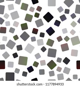 Dark Black vector seamless cover in polygonal style. Modern abstract illustration with colorful rectangles. The template can be used as a background.