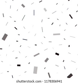Dark Black vector seamless cover in polygonal style. Rectangles on abstract background with colorful gradient. Best design for your ad, poster, banner.