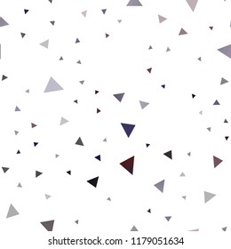 Dark Black vector seamless cover in polygonal style. Illustration with set of colorful triangles. Smart design for your business advert.