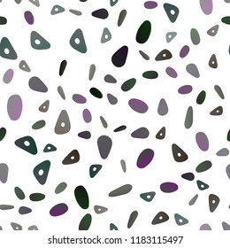 Dark Black vector seamless cover in polygonal style with circles. Abstract gradient illustration with circles, triangles. Pattern can be used for websites.