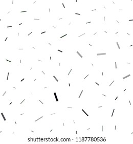 Dark Black vector seamless cover with long lines. Modern geometrical abstract illustration with staves. The template can be used as a background.