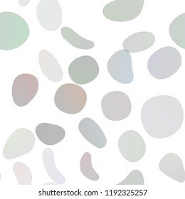Dark Black vector seamless cover with circles. Colorful illustration with blurred circles in nature style. Trendy design for wallpaper, fabric makers.