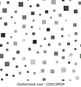 Dark Black vector seamless cover in polygonal style. Decorative design in abstract style with rectangles. Smart design for your business advert.