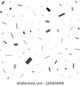 Dark Black vector seamless cover in polygonal style. Beautiful illustration with rectangles and squares. Pattern for commercials.