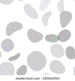 Dark Black vector seamless cover with circles. Blurred bubbles on abstract backdrop with colorful gradient. Pattern for trendy fabric, wallpapers.