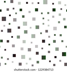 Dark Black vector seamless cover in polygonal style. Illustration with set of colorful rectangles. Smart design for your business advert.