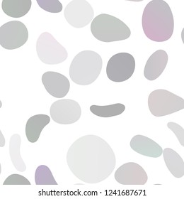 Dark Black vector seamless cover with circles. Blurred bubbles on abstract backdrop with colorful gradient. Trendy design for wallpaper, fabric makers.