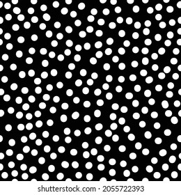 Dark Black vector seamless cover with circles. Modern abstract illustration with colorful water drops. Pattern for trendy fabric, wallpapers. - Vector