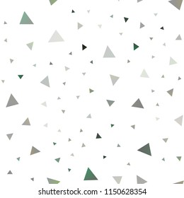 Dark Black vector seamless layout with lines, triangles. Modern abstract illustration with colorful triangles. Pattern for busines ad, booklets, leaflets