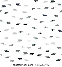 Dark Black vector seamless pattern with narrow lines. Glitter abstract illustration with colored sticks. The pattern can be used as ads, poster, banner for commercial.