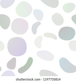 Dark Black vector seamless pattern with spheres. Glitter abstract illustration with blurred drops of rain. Design for textile, fabric, wallpapers.