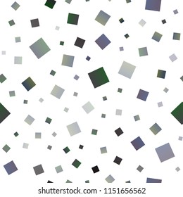 Dark Black vector seamless template with crystals, rectangles. Beautiful illustration with rectangles and squares. The template can be used as a background.