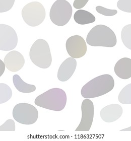 Dark Black vector seamless template with spots. Modern abstract illustration with colorful water drops. Template for business cards, websites.