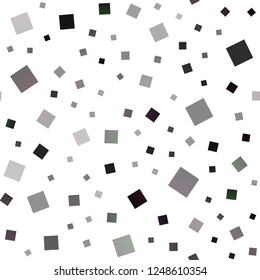 Dark Black vector seamless texture in rectangular style. Rectangles on abstract background with colorful gradient. Pattern can be used for websites.