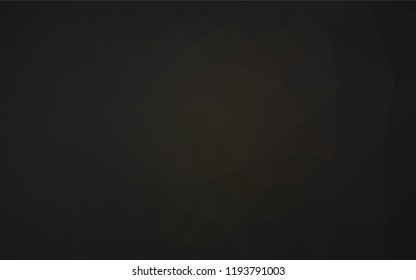 Dark Black vector shining hexagonal pattern. Colorful illustration in abstract style with gradient. Brand new design for your business.