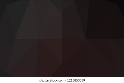 Dark Black vector shining hexagonal pattern. Brand new colored illustration in blurry style with gradient. The polygonal design can be used for your web site.