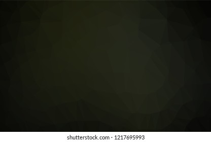 Dark Black vector shining hexagonal pattern. Colorful illustration in abstract style with gradient. The elegant pattern can be used as part of a brand book.