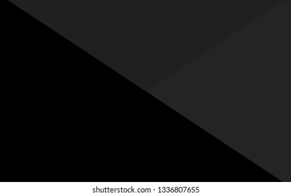 Dark Black vector shining triangular template. Shining illustration, which consist of triangles. Completely new template for your business design.