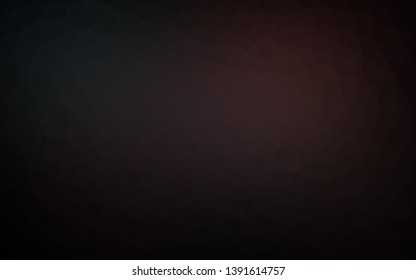 Dark Black vector shining triangular background. An elegant bright illustration with gradient. Completely new design for your business.