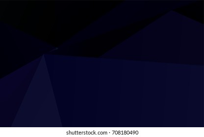 Dark Black vector shining triangular pattern. An elegant bright illustration with gradient. Brand-new design for your business.