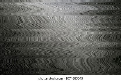 Dark Black vector template with abstract lines. Glitter abstract illustration with wry lines. Pattern for your business design.