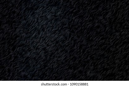 Dark Black vector template with abstract lines. Shining crooked illustration in marble style. Brand-new design for your ads, poster, banner.