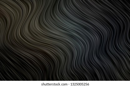Dark Black vector template with abstract lines. Creative geometric illustration in marble style with gradient. Pattern for your business design.