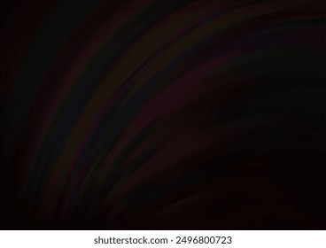 Dark Black vector template with abstract lines. A completely new color illustration in marble style. New composition for your brand book.