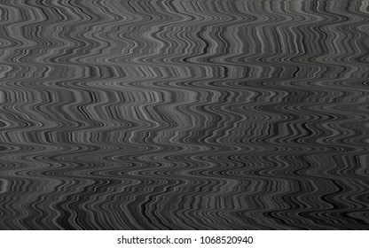 Dark Black vector template with bent lines. Brand-new colored illustration in marble style with gradient. A completely new marble design for your business.