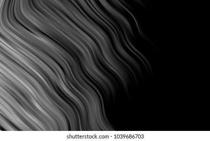 Dark Black vector template with bubble shapes. Shining illustration, which consist of blurred lines, circles. A completely new marble design for your business.