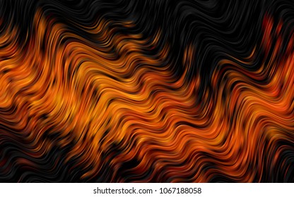 Dark Black vector template with bubble shapes. Shining crooked illustration in marble style. Marble style for your business design.