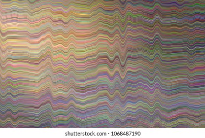 Dark Black vector template with bubble shapes. A sample with blurred bubble shapes. New composition for your brand book.