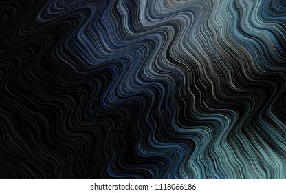 Dark Black vector template with bubble shapes. A completely new color illustration in marble style. A completely new template for your business design.
