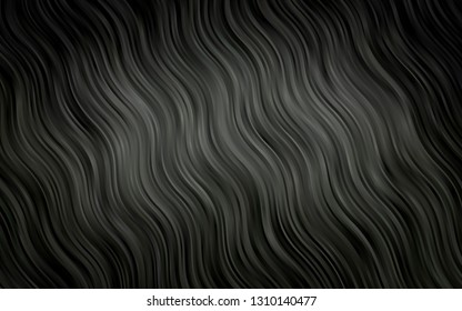 Dark Black vector template with bubble shapes. A sample with blurred bubble shapes. Textured wave pattern for backgrounds.