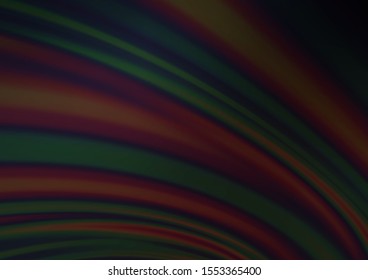 Dark Black vector template with bubble shapes. Geometric illustration in marble style with gradient.  The template for cell phone backgrounds.