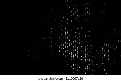 Dark Black vector  template with circles. Beautiful colored illustration with blurred circles in nature style. New design for ad, poster, banner of your website.